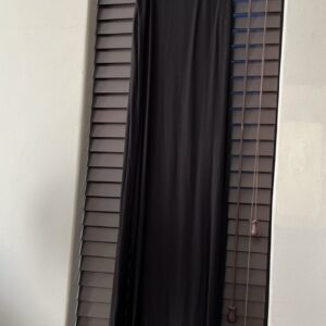Long black flowing dress