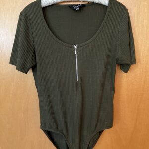 Ribbed short sleeve body shirt