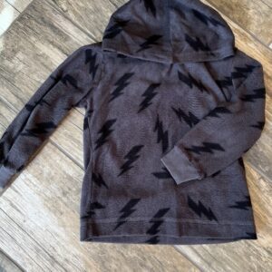 Hooded tracksuite top