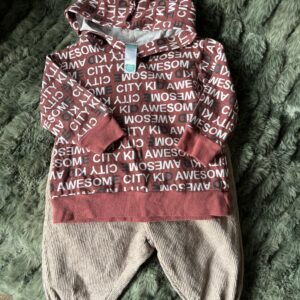 Corduroy Long Pants With Matching Top