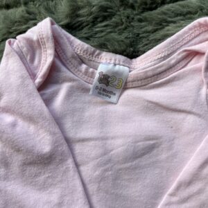 Set of two pink long sleeve vests