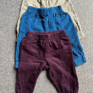 Set Of Three Corduroy Long Pants