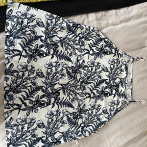 Flower pattern strappy top