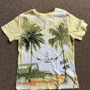 Yellow "Vacay Mode" t-shirt