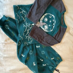 Space winter pajama set