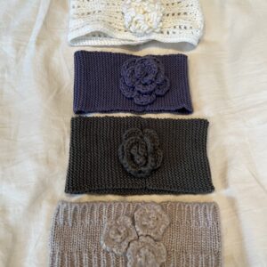 Knitted head bands (4 set)
