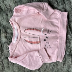 Pink track suite top