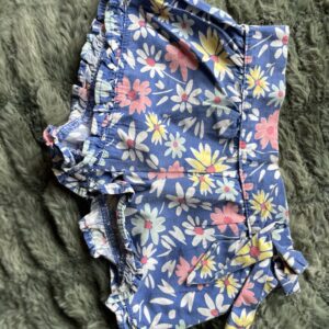 Blue frill shorts