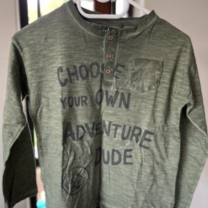 Green long sleeve top