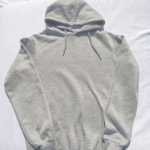 Light grey marl Smog pullover hoodie, size men's S.